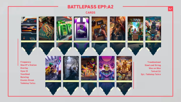 Episode 9 Act 2 battlepass player cards