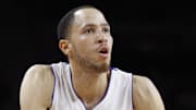 Apr 4, 2015; Auburn Hills, MI, USA; Detroit Pistons forward Tayshaun Prince (22) takes a free throw during the fourth quarter against the Miami Heat at The Palace of Auburn Hills. Pistons beat the Heat 99-98. Mandatory Credit: Raj Mehta-Imagn Images