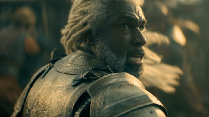 Corlys Velaryon (Steve Toussaint) in House of the Dragon season 3.