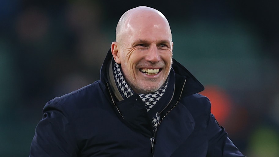 Philippe Clement showing off his gnashers.