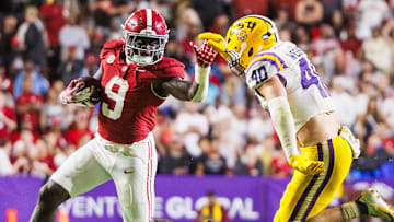 Alabama Crimson Tide running back Richard Young (9)