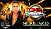 Mickie James will go into the TNA Hall of Fame.