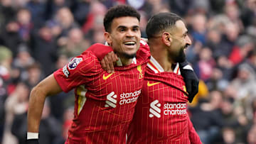 Luis Diaz and Mohamed Salah were Liverpool's goalscorers