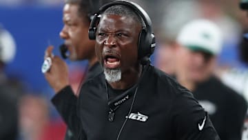 New York Jets head coach Aaron Glenn
