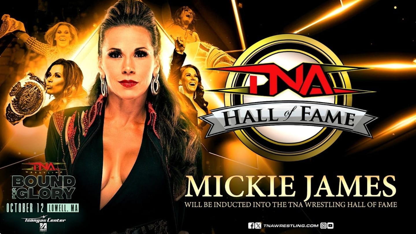Mickie James First 2025 TNA Wrestling Hall of Fame Inductee