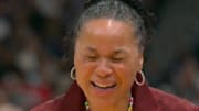 Dawn Staley is laughing all the way to the national title game. 