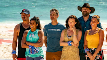 "Greatest of the Greats" - Boston Rob Mariano, Natalie Anderson, Ethan Zohn, Parvati Shallow, Ben Driebergen, Michele Fitzgerald, Danni Boatwright, Denise Stapley, Jeremy Collins and Adam Klein return to compete on SURVIVOR: WINNERS AT WAR, when the Emmy Award-winning series returns for its 40th season, with a special 2-hour premiere, Wednesday, Feb. 12 (8:00-10 PM, ET/PT) on the CBS Television Network. Photo: Robert Voets/CBS Entertainment ©2020 CBS Broadcasting, Inc. All Rights Reserved
