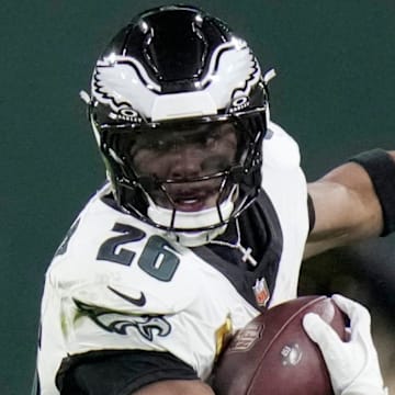 Philadelphia Eagles running back Saquon Barkley (26).