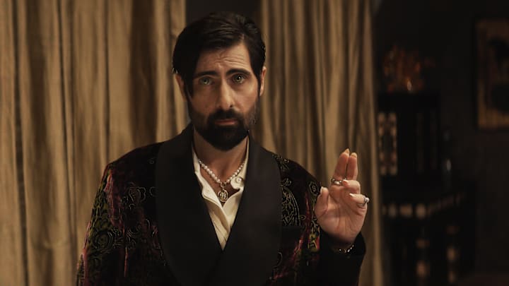 Jason Schwartzman as Burton - Talamasca _ Season 1, First Look - Photo Credit: David Gennard/AMC