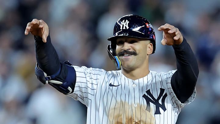 Yankees center fielder Trent Grisham was one of four MLB players to accept their qualifying offers.