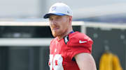The New York Giants have cut place kicker Jude McAtamney  from their practice squad.