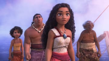 AN EXPANSIVE NEW VOYAGE -- Walt Disney Animation Studios’ epic animated musical “Moana 2” sends Moana (voice of Auli‘i Cravalho) on an expansive new voyage alongside a crew of unlikely seafarers. Directed by David Derrick Jr., Jason Hand and Dana Ledoux Miller, and produced by Christina Chen and Yvett Merino, “Moana 2” features music by Grammy® winners Abigail Barlow and Emily Bear, Grammy nominee Opetaia Foa‘i, and three-time Grammy winner Mark Mancina. The all-new feature film opens in