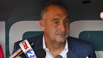Aug 2, 2022; St. Louis, Missouri, USA;  St. Louis Cardinals president of baseball operations John