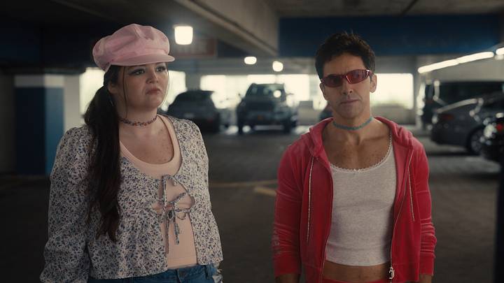 Megan Stalter and Paul W. Downs in Hacks season 5 on HBO Max
