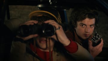 STRANGER THINGS: SEASON 5. (L to R) Gaten Matarazzo as Dustin Henderson and Joe Keery as Steve Harrington in Stranger Things: Season 5. Cr. COURTESY OF NETFLIX © 2025