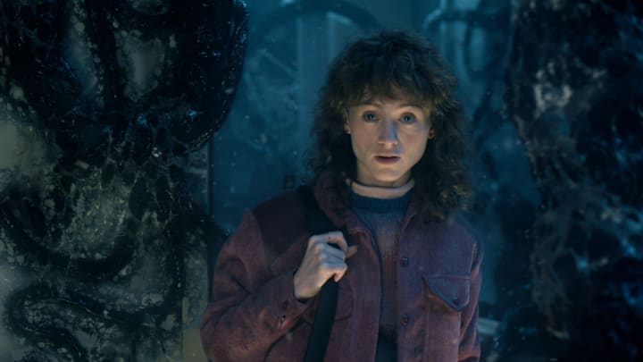 Natalia Dyer as Nancy Wheeler in Stranger Things: Season 5.