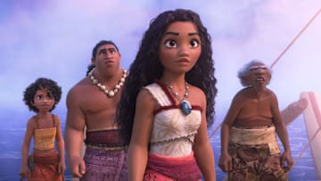 AN EXPANSIVE NEW VOYAGE -- Walt Disney Animation Studios’ epic animated musical “Moana 2” sends Moana (voice of Auli‘i Cravalho) on an expansive new voyage alongside a crew of unlikely seafarers. Directed by David Derrick Jr., Jason Hand and Dana Ledoux Miller, and produced by Christina Chen and Yvett Merino, “Moana 2” features music by Grammy® winners Abigail Barlow and Emily Bear, Grammy nominee Opetaia Foa‘i, and three-time Grammy winner Mark Mancina. The all-new feature film opens in