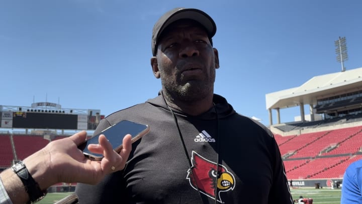 Louisville defensive coordinator Ron English