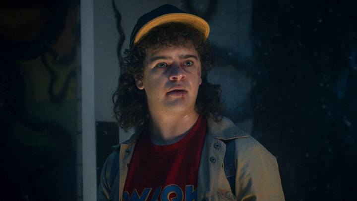 Gaten Matarazzo as Dustin Henderson in Stranger Things: Season 5.