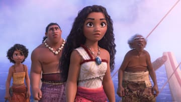 AN EXPANSIVE NEW VOYAGE -- Walt Disney Animation Studios’ epic animated musical “Moana 2” sends Moana (voice of Auli‘i Cravalho) on an expansive new voyage alongside a crew of unlikely seafarers. Directed by David Derrick Jr., Jason Hand and Dana Ledoux Miller, and produced by Christina Chen and Yvett Merino, “Moana 2” features music by Grammy® winners Abigail Barlow and Emily Bear, Grammy nominee Opetaia Foa‘i, and three-time Grammy winner Mark Mancina. The all-new feature film opens in