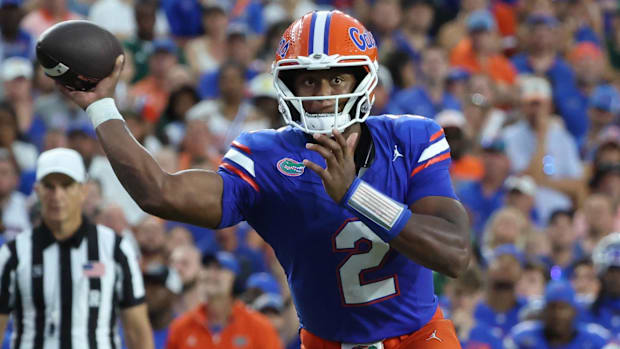 Florida Gators quarterback DJ Lagway