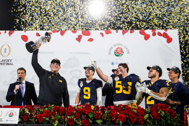 Michigan football defeated Alabama, 27-20, in the 2024 Rose Bowl to send the Wolverines to the national championship game