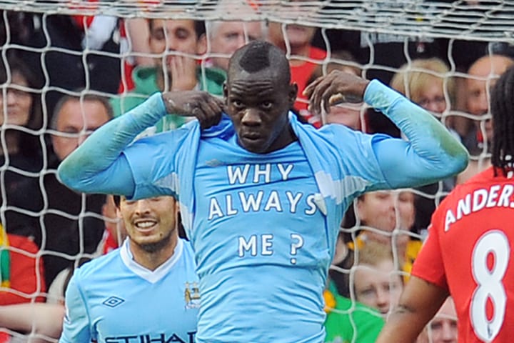 Manchester City's Italian striker Mario