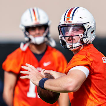 Auburn Tigers head coach Hugh Freeze is pleased with the progress Oklahoma Sooners transfer Jackson Arnold has made in fall camp.