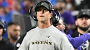 Baltimore Ravens head coach John Harbaugh