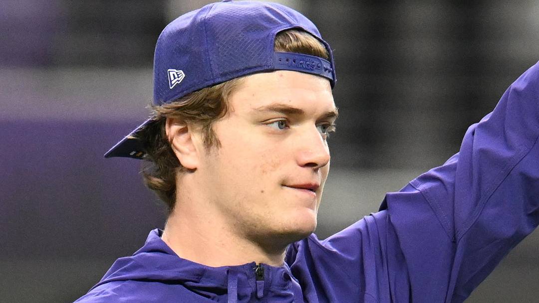 Minnesota Vikings quarterback J.J. McCarthy 