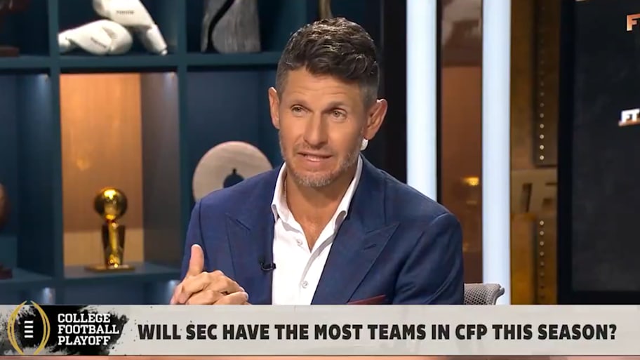 ESPN's Dan Orlovsky made his picks for the College Football Playoff. | @AwfulAnnouncing on X.