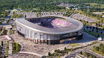 The finished Bills stadium