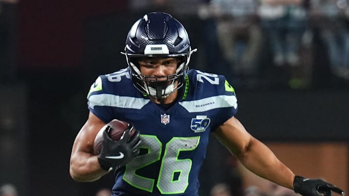 Seattle Seahawks running back Zach Charbonnet is a great prop target on Sunday night. Seattle Seahawks running back Zach Charbonnet is a great prop target on Sunday night.