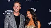 Jared Goff and Christen Harper