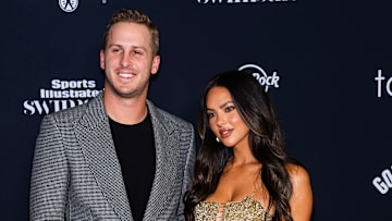 Jared Goff and Christen Harper