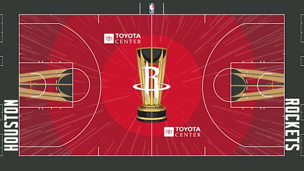 Houston Rockets NBA Cup Court