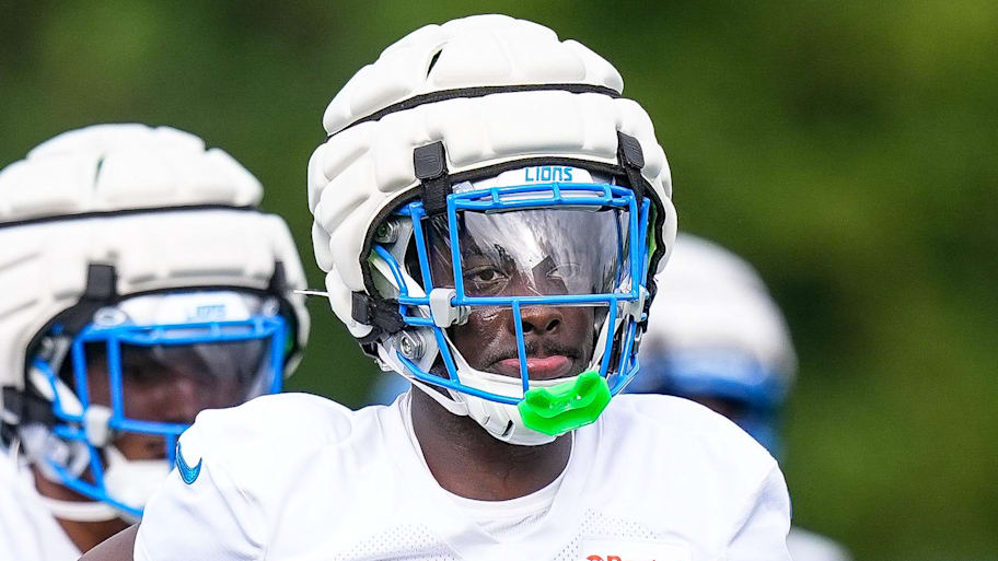 Detroit Lions cornerback Terrion Arnold (6) practices during training camp at Meijer Performance Center in Allen Park on Sunday, July 20, 2025. | Junfu Han / USA TODAY NETWORK via Imagn Images