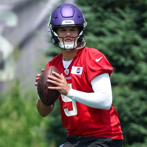 Minnesota Vikings quarterback J.J. McCarthy