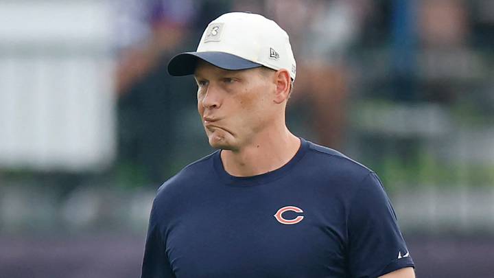 Chicago Bears head coach Ben Johnson