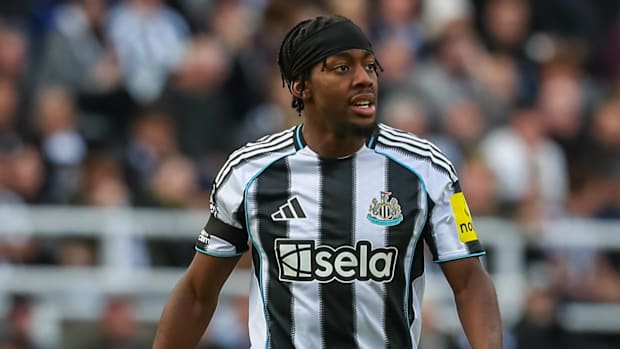Newcastle winger Anthony Elanga