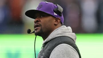 Minnesota Vikings defensive coordinator Brian Flores