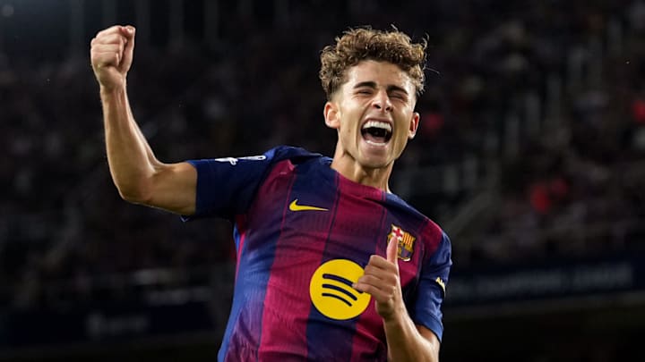 Fermin Lopez a inscrit un triplé avec le Barça. Fermin Lopez a inscrit un triplé avec le Barça.