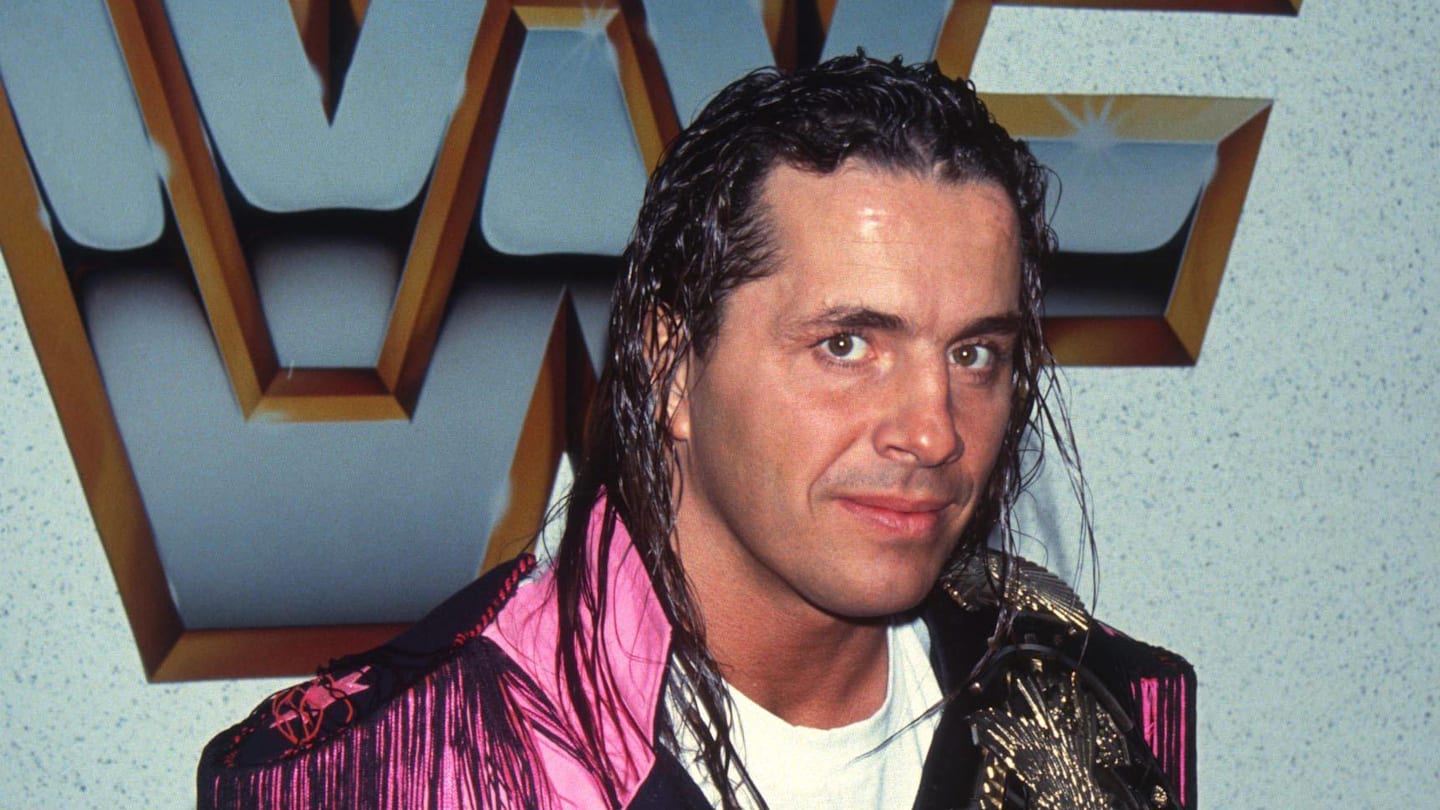 WWE Vault Reveals Rare Bret Hart White Gold Concept Gear