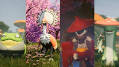 Palworld screenshot showing four new pals.