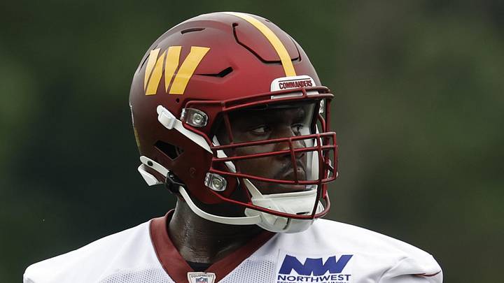 Washington Commanders offensive lineman Chris Paul