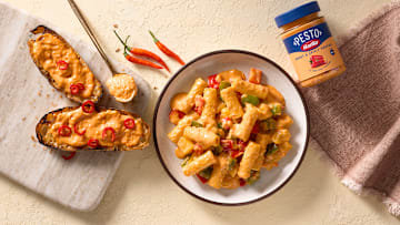 Barilla Launches Swicy Pesto + NEW Flavors. Image Credit to Barilla. 