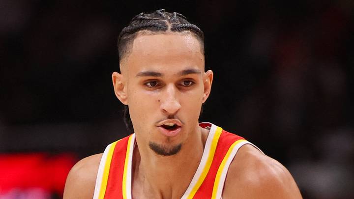 Atlanta Hawks forward Zaccharie Risacher (10) against the Milwaukee Bucks at State Farm Arena on March 14, 2026.