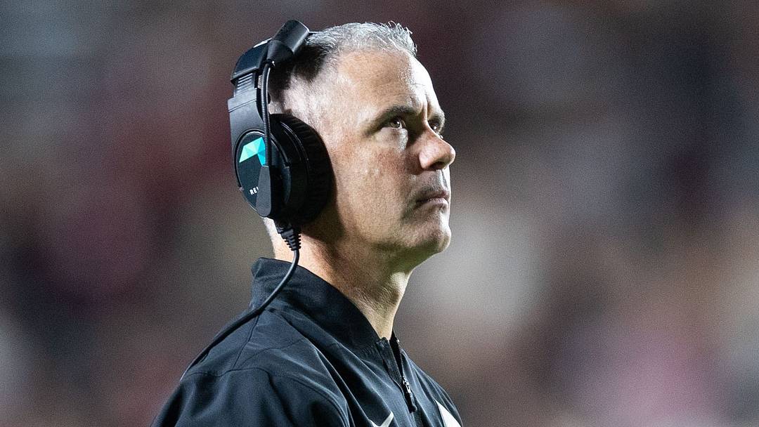 Florida State Seminoles head coach Mike Norvell watches the replay. The Florida State Seminoles defeated the New Mexico State Aggies 34-17 at Doak Campbell Stadium on Saturday, Aug. 29, 2026. Florida State Seminoles head coach Mike Norvell watches the replay. The Florida State Seminoles defeated the New Mexico State Aggies 34-17 at Doak Campbell Stadium on Saturday, Aug. 29, 2026.
