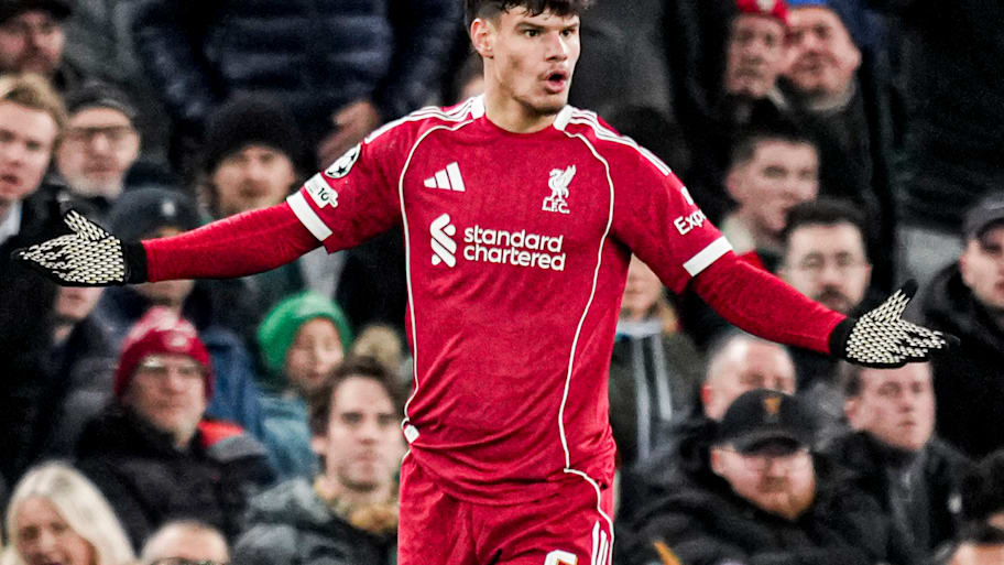 Milos Kerkez with arms outstretched.