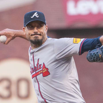 Atlanta Braves pitcher Charlie Morton struck out his 2,000th batter in a win over the San Francisco Giants on Tuesday,